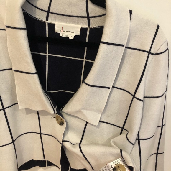 Anthropologie turtle button cropped coat - Picture 4 of 4